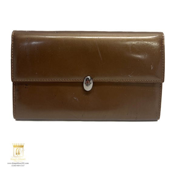 Christian Dior patent wallet